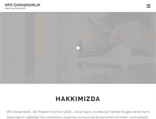 Tablet Screenshot of hibeprojedanismanlik.com